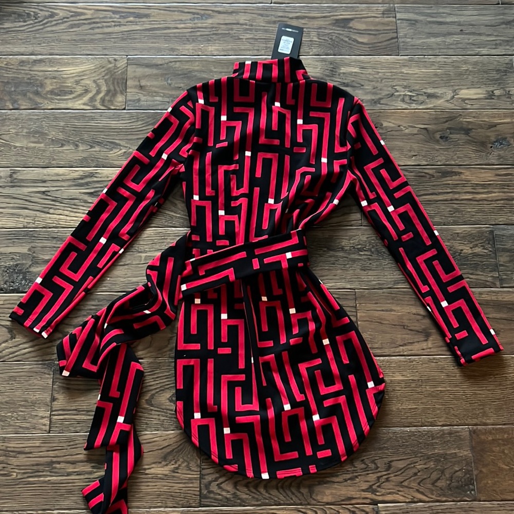 Black and red dress